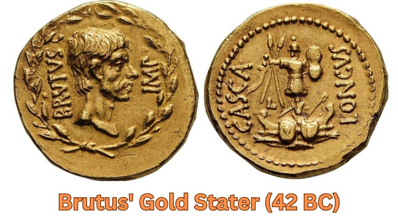 Brutus' Gold Stater (42 BC)