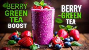 Berry Green Tea Smoothie: A Perfect Antioxidant Boost