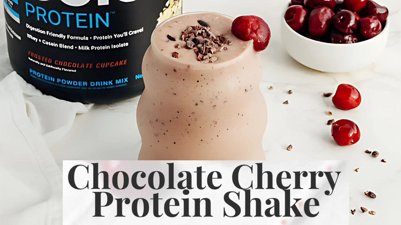 Chocolate Cherry Protein Shake A Perfect Post-Workout Drink