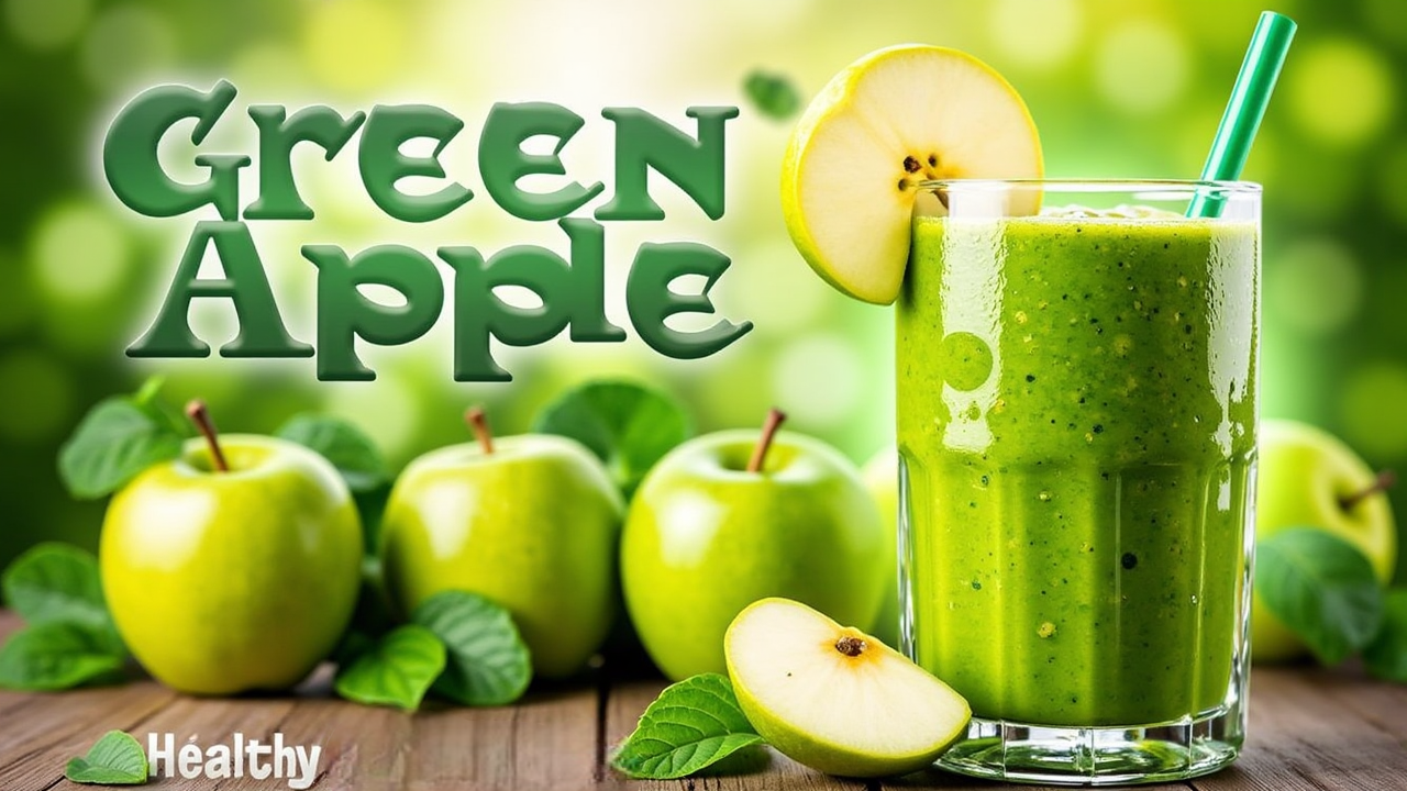 Green Apple Smoothie for Weight Loss and Digestion