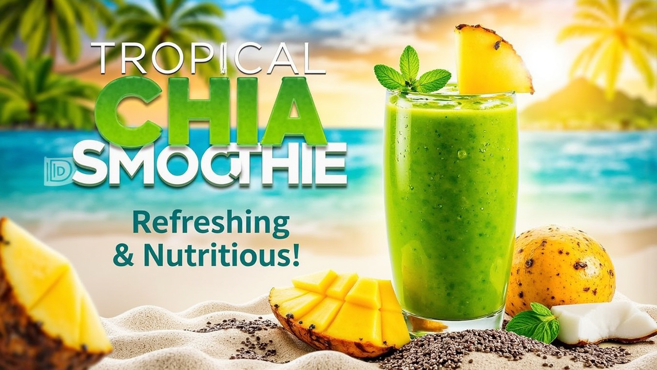 Refreshing Tropical Chia Smoothie Recipe